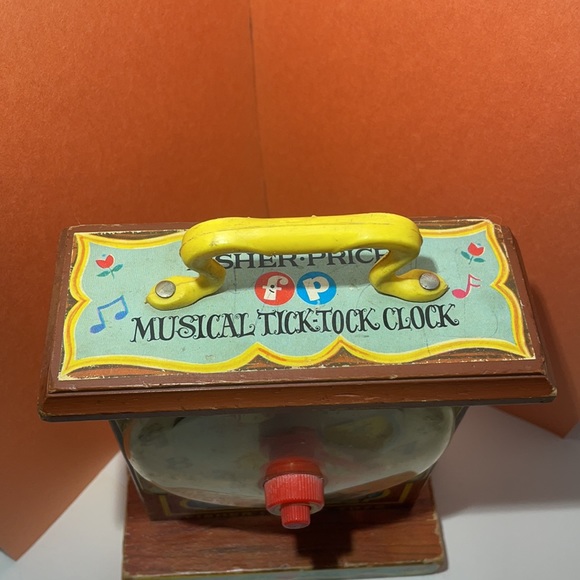 Vintage 1962 Fisher Price Tick Tock Teaching Clock! Tested And Working well! - Picture 5 of 14